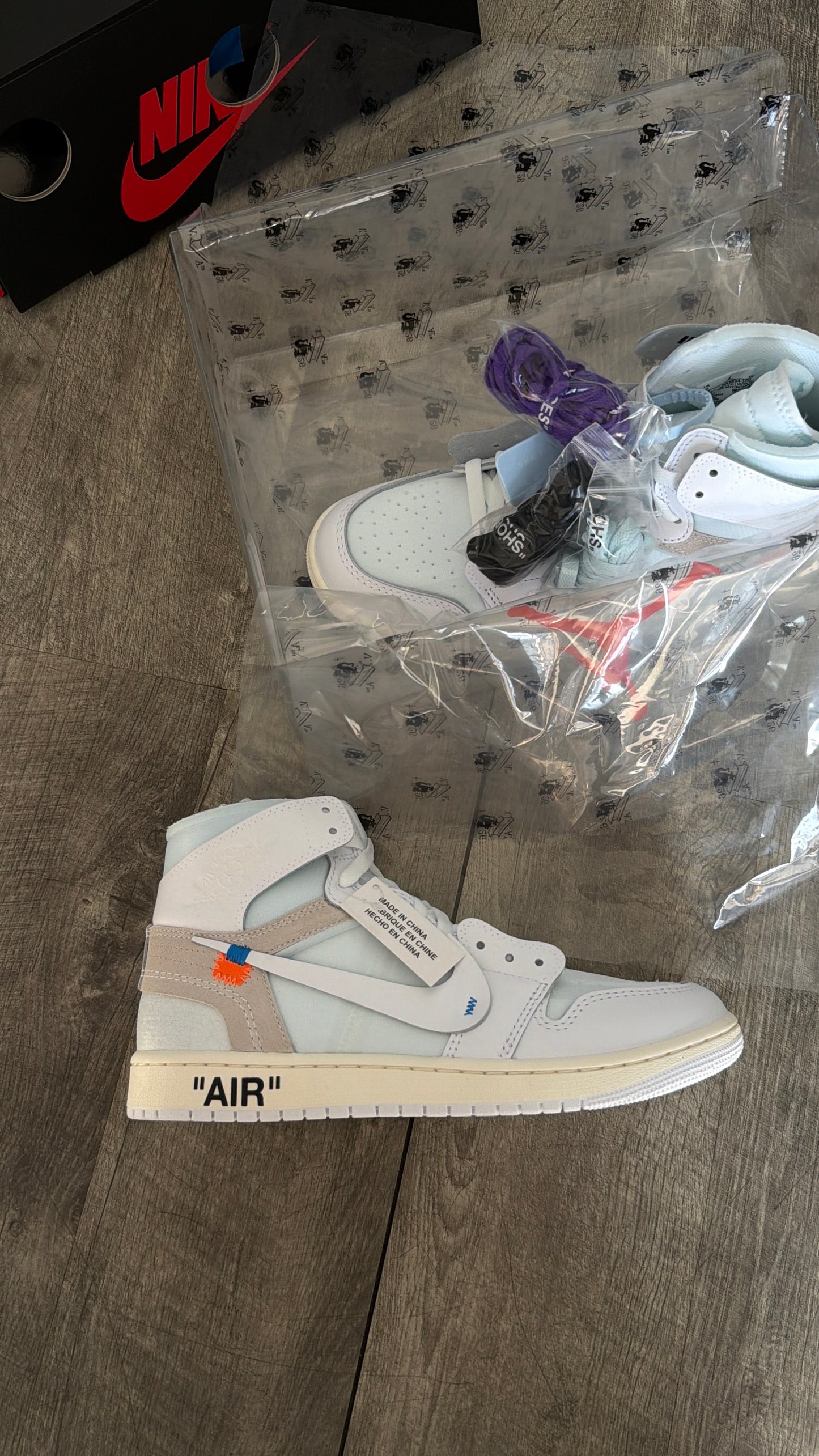The Air Jordan 1 Retro High Off White Alaska