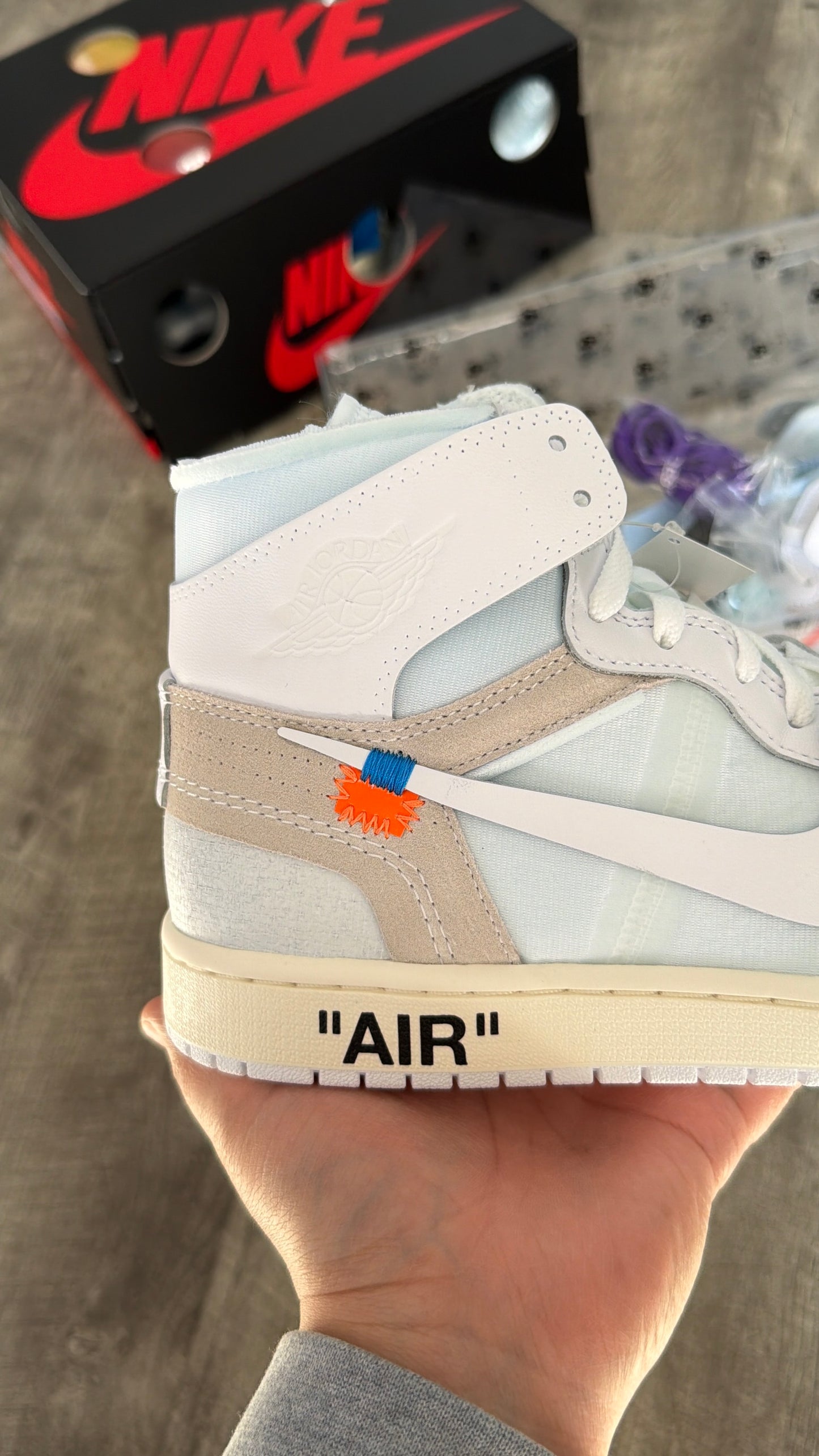 The Air Jordan 1 Retro High Off White Alaska