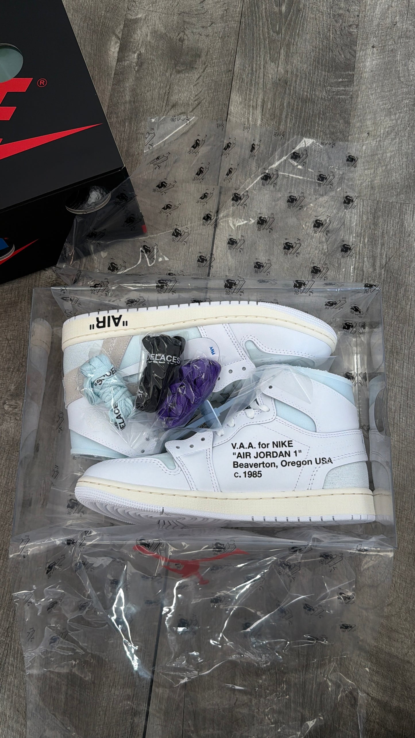 The Air Jordan 1 Retro High Off White Alaska