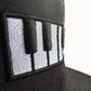 3D-Puff Embroider Piano - Classic Flat Visor Black Cap